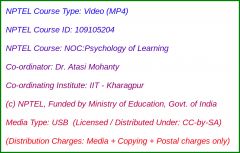 NOC:Psychology of Learning